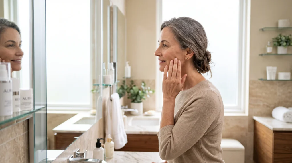 skin aging estrogen